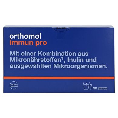 Orthomol Immun Pro, Ортомол Иммун Про 30 дней (порошок/капсулы) купить в Киеве и Украине