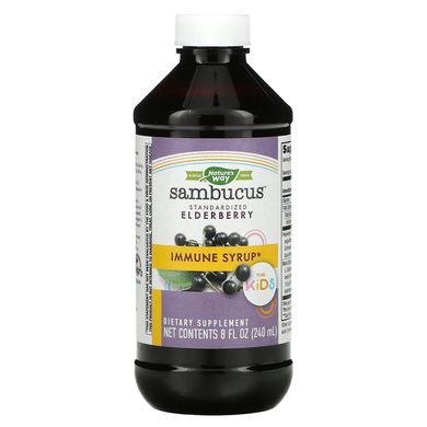 Сироп з органічної бузини Nature's Way (Sambucus Elderberry Organic Syrup) 240 мл