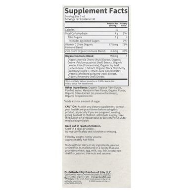 Сироп від кашлю і харкотиння Garden of Life (MyKind Organics Cough & Mucus Immune Syrup) 150 мл