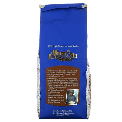 Mt. Whitney Coffee Roasters, органічна кава з Перу, середньої обсмажування, зернової, 907 г (32 унцій)