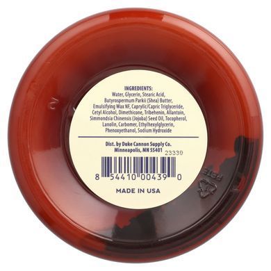 Duke Cannon Supply Co., Bloody Knuckles&trade;, Hand Repair Balm, Fragrance Free, 5 oz (141 g)
