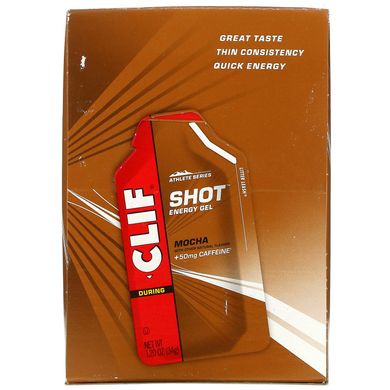 Энергетический гель кофе мокко+ кофеин Clif Bar (Energy) 24 пак. по 34 г купить в Киеве и Украине