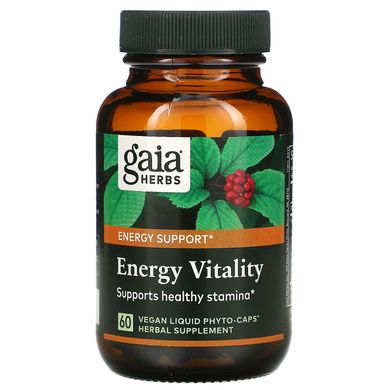 Енергетична формула Gaia Herbs (Energy Vitality) 60 капсул