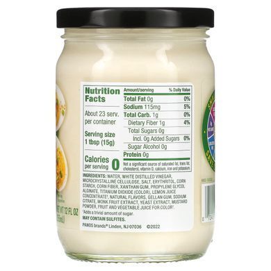 Чудовий майонез, солодкий і гострий, Walden Farms, 12 рідких унцій (340 г)
