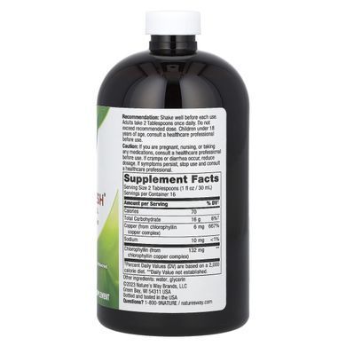 Хлорофилл жидкий без запаха Nature's Way (Chlorofresh) 473 мл купить в Киеве и Украине