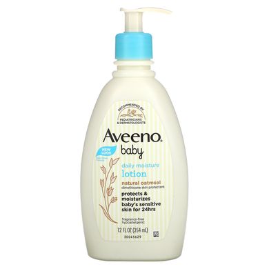 Щоденний зволожуючий лосьйон для дітей без запаху Aveeno (Baby Daily Moisture Lotion Fragrance Free) 354 мл