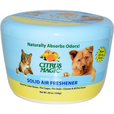 Твердий освіжувач повітря запах чистої білизни Citrus Magic (Magic Pet Odor Absorbing Solid Air Freshener) 566 г