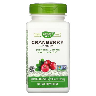 Журавлина екстракт ягід Nature's Way (Cranberry) 465 мг 180 капсул