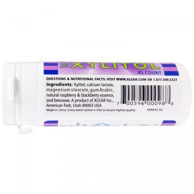 Spry, BerryBlast Mints, Xlear, 45 Count, 27 г купить в Киеве и Украине