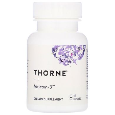 Мелатонін Thorne Research (Melatonin-3) 3 мг 60 капсул