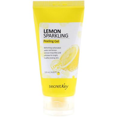 Лимонний ігристий гель для пілінгу, Secret Key, 405 р унц (120 мл)