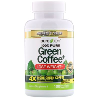Зеленый кофе+, Purely Inspired, 100 таблеток в растительной оболочке купить в Киеве и Украине