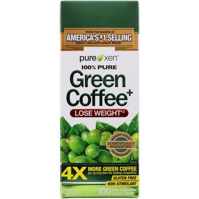 Зелена кава +, Purely Inspired, 100 таблеток в рослинній оболонці