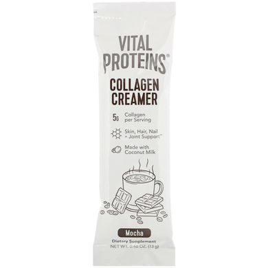 Колагенові вершки Vital Proteins (Collagen Creamer) зі смаком мокко 14 пакетиків