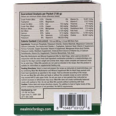 Вітаміни та мінерали для дорослих собак Dr. Mercola (Meal Mix) 30 пакетів по 7.65 г