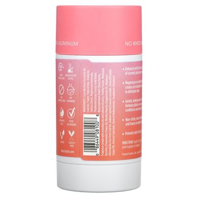 Crystal Body Deodorant, Дезодорант, збагачений магнієм, кокос + ваніль, 2,5 унції (70 г)