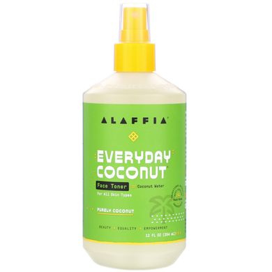 Тонік для обличчя, чистий кокос, для нормальної і сухої шкіри, Everyday Coconut, 12 жунц (354 мл)