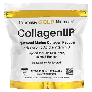 Колаген UP без ароматизаторів California Gold Nutrition (CollagenUP Unflavored) 464 г