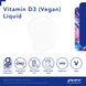 Витамин Д3 веганский Pure Encapsulations (Vitamin D3) 10 мл фото