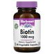 Биотин Bluebonnet Nutrition (Biotin) 1000 мкг 90 капсул фото