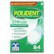 Polident, Antibacterial Agent for Cleaning Dental Prostheses, 84 Tablets