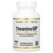 Теанін для концентрації та енергії та кофеїном California Gold Nutrition (TheanineUP Focused Energy L-Theanine & Caffeine) 60 вегетаріанських капсул фото
