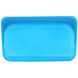 Многоразовый силиконовый контейнер для еды, удобный размер для перекусов, маленький, синий, Stasher, 293,5 мл фото