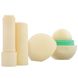 100% натуральний бальзам для губ ши, ванільний, 100% Natural Shea Lip Balm, Vanilla Bean, EOS, 2 упаковки, 0,39 унції (11 г) фото