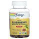 Organic Elderberry Gummies with Zinc and Vitamin C, Natural Lemon and Raspberry, 60 Gummies
