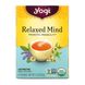 Relaxed Mind, Без кофеина, Yogi Tea, 16 чайных пакетиков, 1.12 унций (32 г) фото