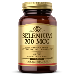 Селен Solgar (Selenium) 200 мкг 100 таблеток