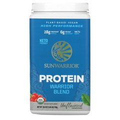 Органічний натуральний протеїновий коктейль Warrior Blend Protein на рослинній основі, Sunwarrior, 165 фт (750 г)