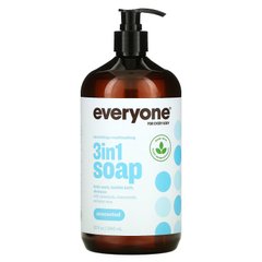 Піна шампунь гель 3 в 1 без запаху Everyone (Soap For Everybody) 3 в 1 946 мл