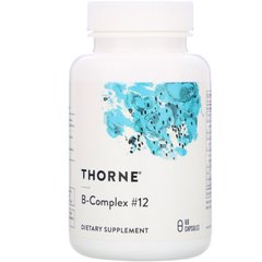 Комплекс витаминов группы В Thorne Research (B-Complex #12) 60 капсул купить в Киеве и Украине