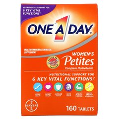 Повні мультивітаміни для жінок для дітей One-A-Day (Women's Petites Complete Multivitamin) 160 таблеток