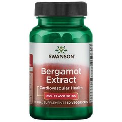 Экстракт бергамота Swanson (Bergamot Extract with BERGAVIT) 500 мг 30 капсул купить в Киеве и Украине