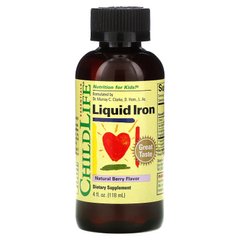 Рідке залізо із натуральним ягідним смаком ChildLife (Liquid Iron Natural Berry Flavor) 118 мл