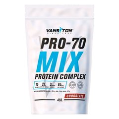 Протеин Про 70 вкус шоколада Vansiton (Protein Pro 70) 450 г купить в Киеве и Украине
