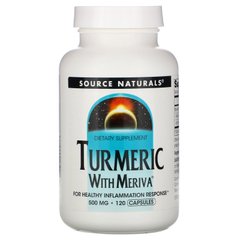 Куркумин Source Naturals (Turmeric with meriva) 500 мг 120 капсул купить в Киеве и Украине