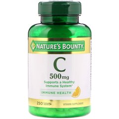 Витамин С Nature's Bounty (Vitamin C) 500 мг 250 таблеток купить в Киеве и Украине