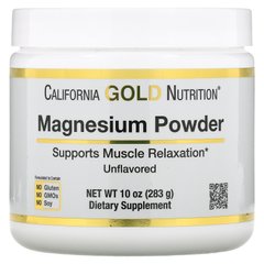 Магній порошок без смаку California Gold Nutrition (Magnesium Powder Beverage Unflavored) 247 г