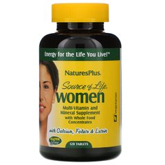 Мультивітаміни і мінерали для жінок Nature's Plus (Multi-Vitamin and Mineral) 120 таблеток