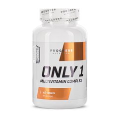 Only 1 Multivitamin Complex Progress Nutrition 60 tabs