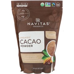 Органический порошок какао, Organic Cacao Powder, Navitas Organics, 680 г купить в Киеве и Украине