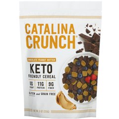 Catalina Crunch, Кето-злаки, шоколадно-арахисовое масло, 9 унций (255 г) купить в Киеве и Украине