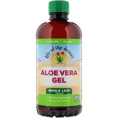 Гель алоэ вера цельнолистовой Lily of the Desert (Aloe Vera Gel Whole Leaf Filtered) 946 мл купить в Киеве и Украине