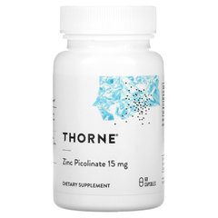 Цинк Пиколинат Thorne Research (Zinc Picolinate) 15 мг 60 капсул купить в Киеве и Украине