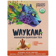 Чай Вайкана, амазон, гуаюса, чай, Waykana, 16 чайных пакетиков по 32 г купить в Киеве и Украине