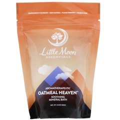 Заспокійлива мінеральна сіль для ванн, Oatmeal Heaven, Soothing Mineral Bath Salt, Little Moon Essentials, 383 г