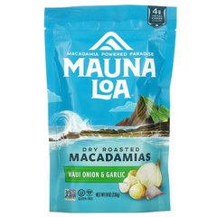 Mauna Loa, Сухі смажені макадамії, цибуля та часник Мауї, 8 унцій (226 г)